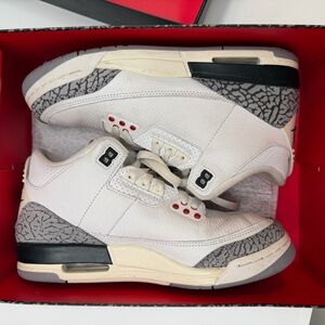 Air Jordan 3 Retro (GS) White Cement